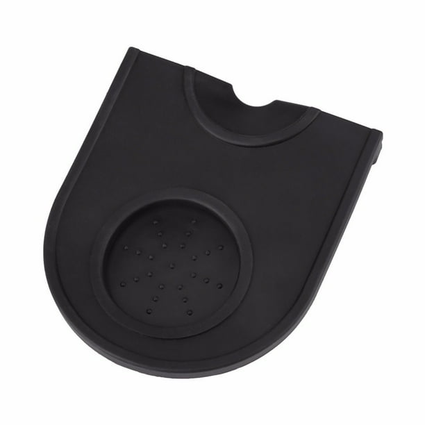 Vaorwne Manual Barista Coffee Espresso Latte Art Pen Tamper Holder Silicone Pad Mat Kitchen Accessories Black